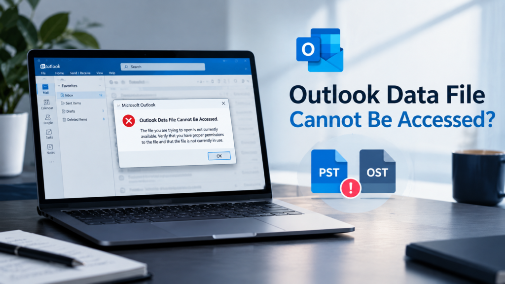 Outlook Data File Cannot Be Accessed error with PST and OST files