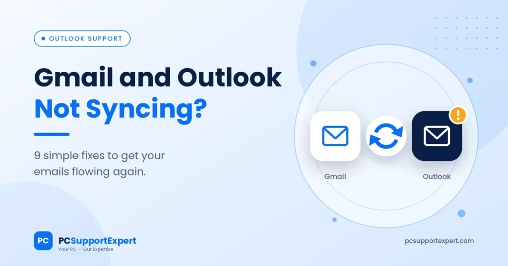 Gmail and Outlook not syncing: 9 simple fixes to get your emails flowing again
